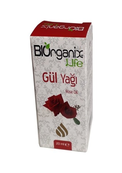 Biorganix LIFE12 'li Organik Gül Yağı 20 ml Şişede