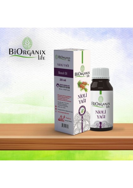 Biorganix Life Organik Nioli Yağı 20 ml Şişede