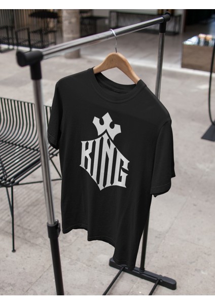King Baskılı Oversize Erkek T-Shirt fiyatları