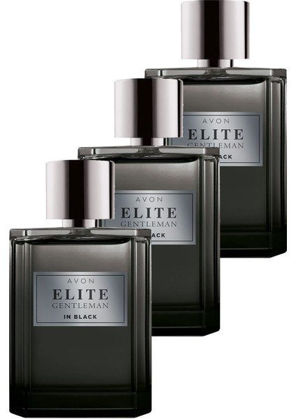 Elite Gentleman In Black Erkek Parfüm Edt 75 Ml. Üçlü Set