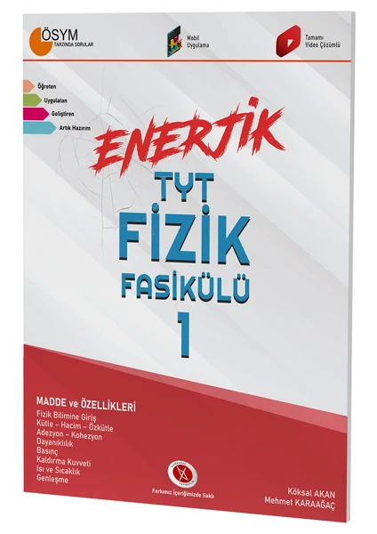 Karaağaç Yayınları Enerjik Tyt Fizik Fasikülü 1