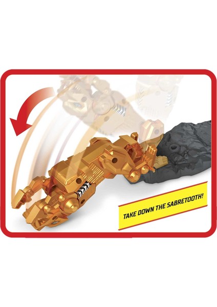 Monster Trucks Aksiyona Başlangıç Oyun Seti Sabretooth Showdown Hero GYL09-GYL10