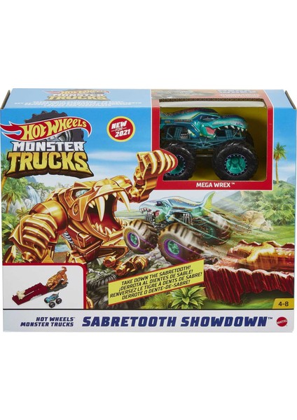 Monster Trucks Aksiyona Başlangıç Oyun Seti Sabretooth Showdown Hero GYL09-GYL10