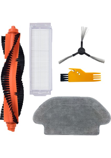 Xiaomi Mop Pro (STYTJ02YM) Uyumlu 4 Parça Yedek Filtre Fırça Seti
