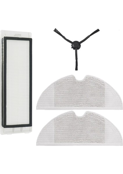 Xiaomi Mop 2 Pro + (STYTJ02ZHM) Uyumlu 4 Parça Yedek Filtre Fırça Seti