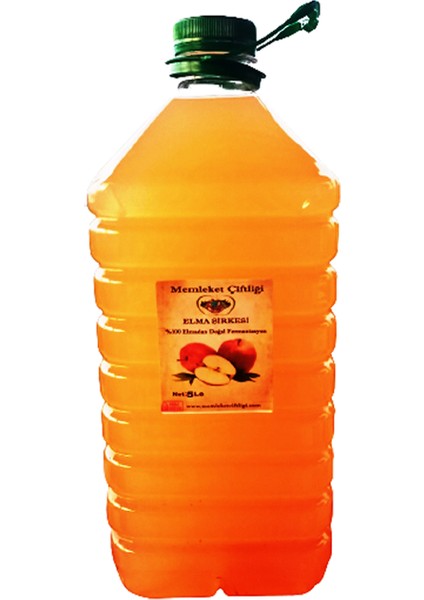 Doğal Fermente Elma Sirkesi 5 Lt