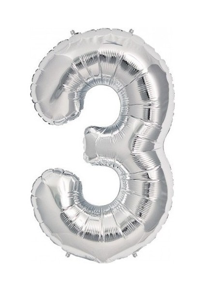 3 Yaş Gümüş Balon