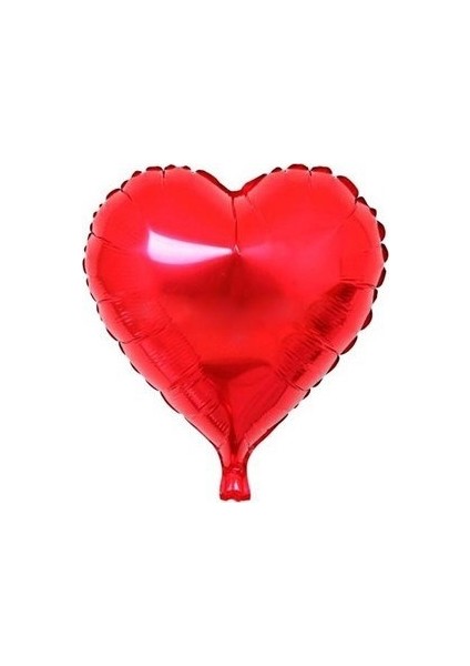 Ezjet Kalp Balon Folyo Kırmızı