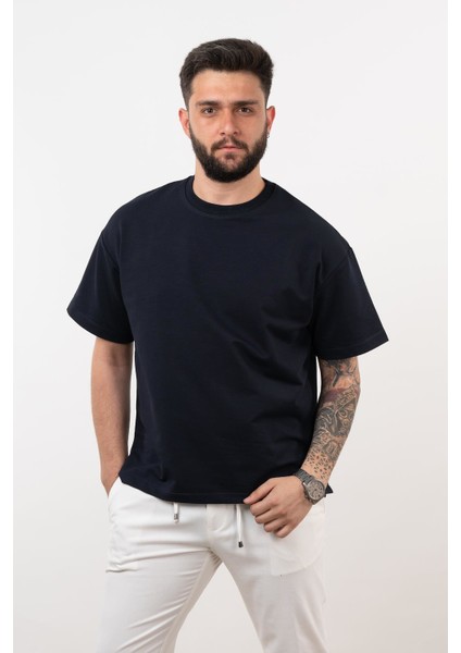 Oversize Pamuklu Erkek T-Shirt