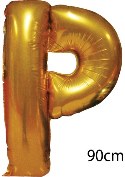 Fırsatayı 90 cm P Harfi Folyo Balon Altın