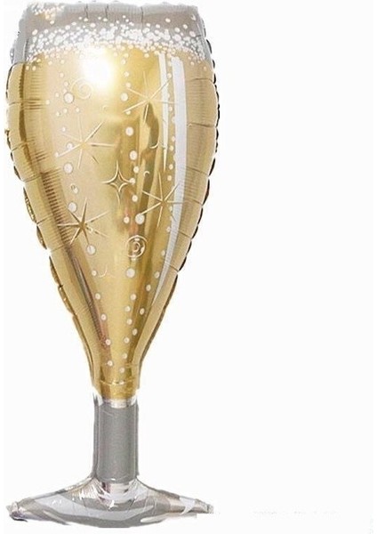 Folyo Balon Doğum Günü Balonu Parti Balonu 100 x 45 cm Kadeh