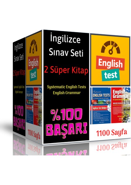 İngilizce Sınavlarına Hazırlık Seti (2 Süper Kitap)