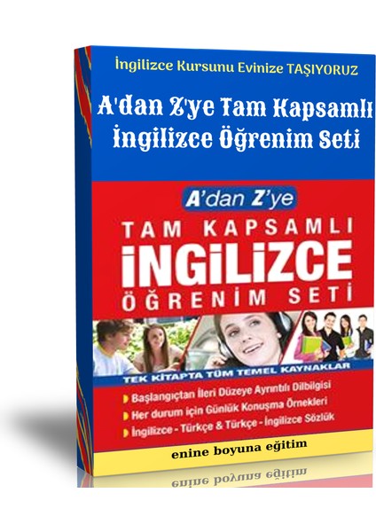 Enine Boyuna Eğitim İngilizce Süper Ötesi Eğitim Paketi fiyatları