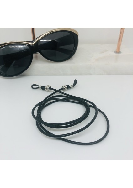 Deri Ip Unisex Gözlük Askısı