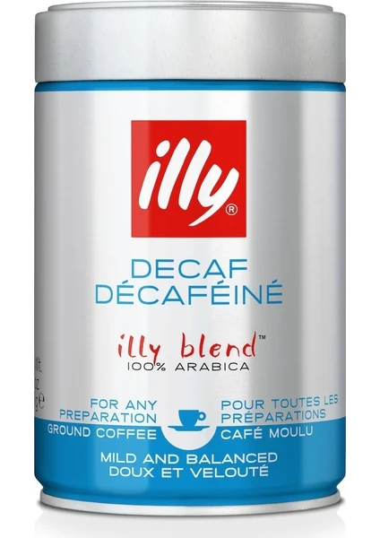 Illy Kafeinsiz Öğütülmüş Kahve 250 gr