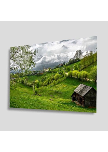 Yeşil Cam Tablo 4mm Dayanıklı Temperli Cam