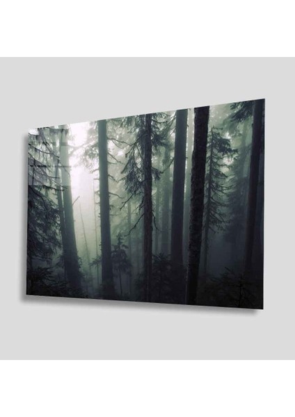 Yeşil Cam Tablo 4mm Dayanıklı Temperli Cam