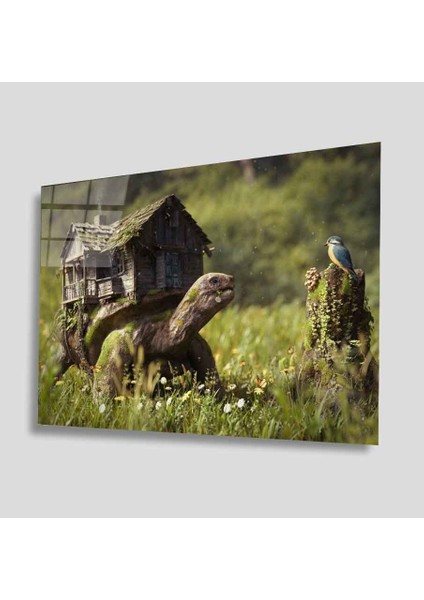 Yeşil Cam Tablo 4mm Dayanıklı Temperli Cam