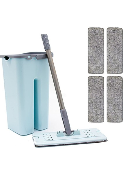 +4 Yedek Mop ve Pazariz Tablet Mop Seti Temizlik Seti