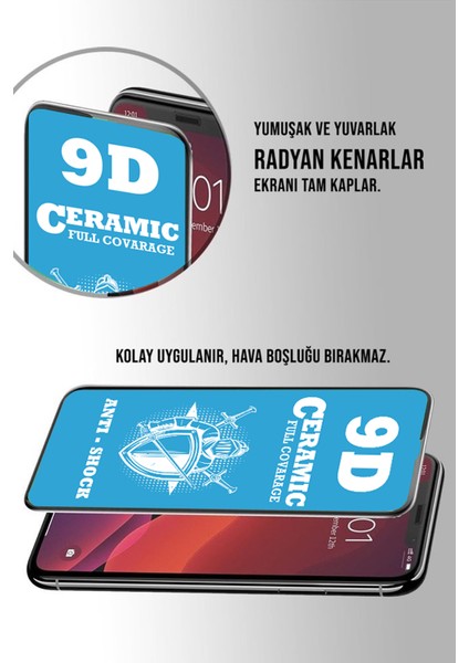 Caseart Apple iPhone x Tam Kaplayan Seramik Nano Esnek Ekran Koruyucu