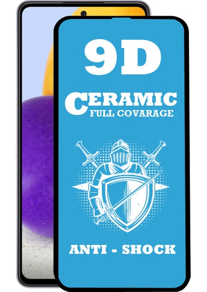 Samsung Galaxy A72 Tam Kaplayan Seramik Nano Esnek Ekran Koruyucu Cam