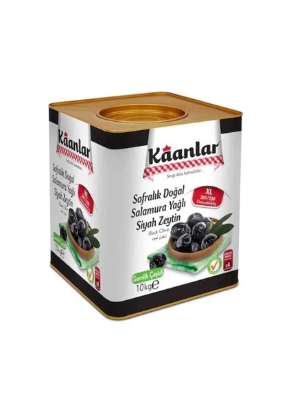 Yağlı Sele Gemlik Zeytin 10 kg Teneke