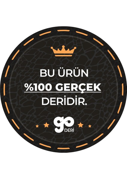 Goderi  Deri 4.5 cm Siyah Kot, Spor Kemer