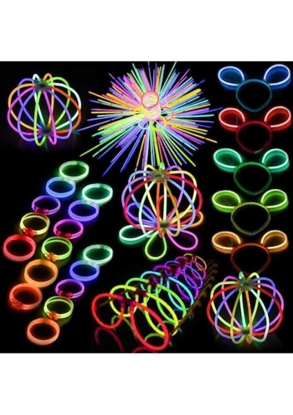 Glow Stick - Fosforlu Çubuk 100 Parça