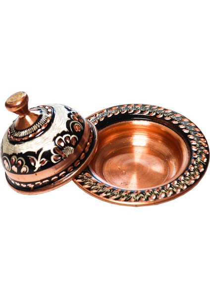 Kahve Fincan Seti 6 Kişilik -Erzincan El Işlemesi Bakır