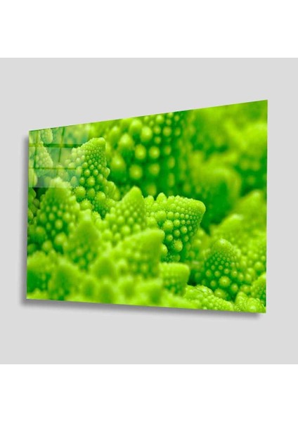 Yeşil Cam Tablo 4mm Dayanıklı Temperli Cam