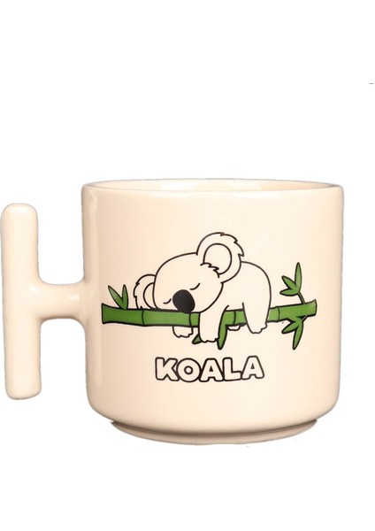 Krem T Kulp Koala Tasarım Kupa