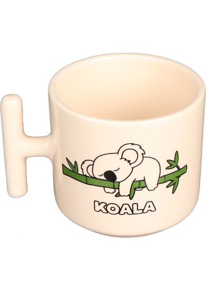 Krem T Kulp Koala Tasarım Kupa