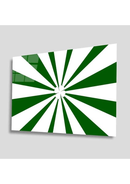 Yeşil Cam Tablo 4mm Dayanıklı Temperli Cam