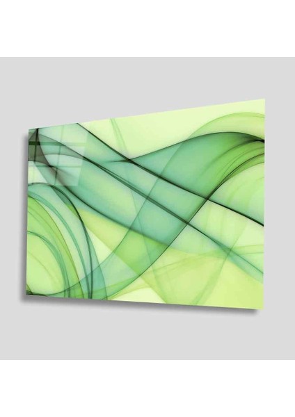 Yeşil Cam Tablo 4mm Dayanıklı Temperli Cam