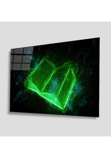 Yeşil Cam Tablo 4mm Dayanıklı Temperli Cam