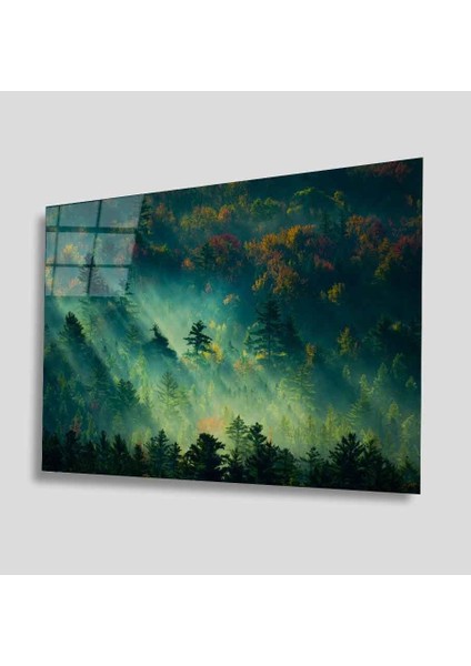 Yeşil Cam Tablo 4mm Dayanıklı Temperli Cam