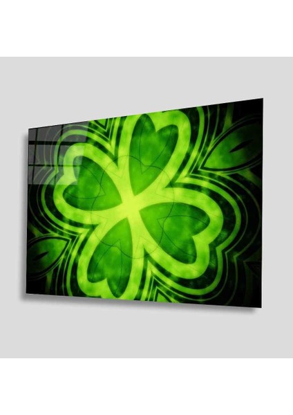 Yeşil Cam Tablo 4mm Dayanıklı Temperli Cam