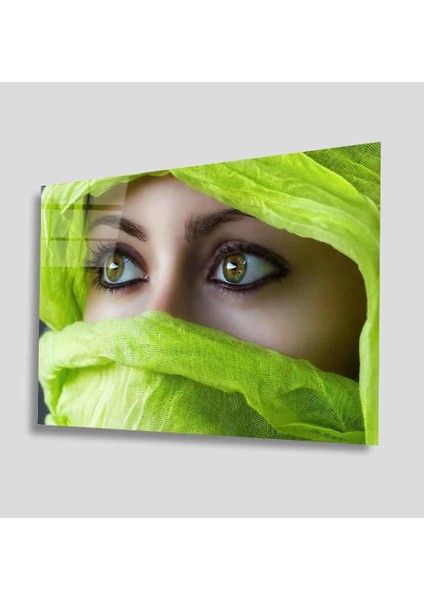 Yeşil Cam Tablo 4mm Dayanıklı Temperli Cam