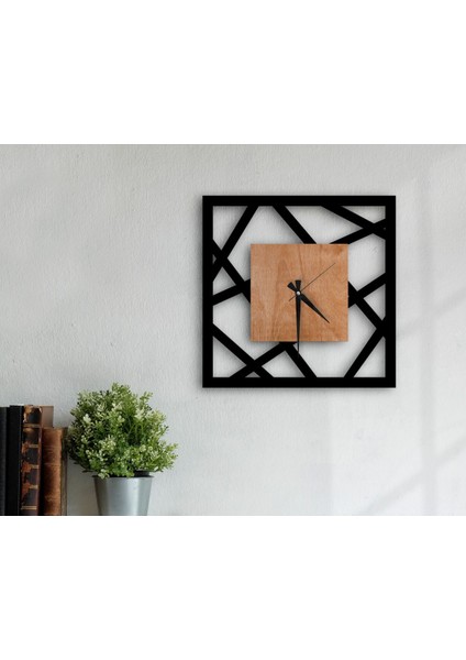 Gift Dekoratif 45CM Ahşap Duvar SAATI-143