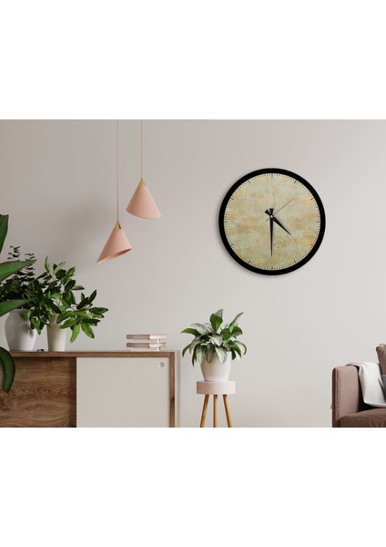 Gift Dekoratif 45CM Ahşap Duvar SAATI-132
