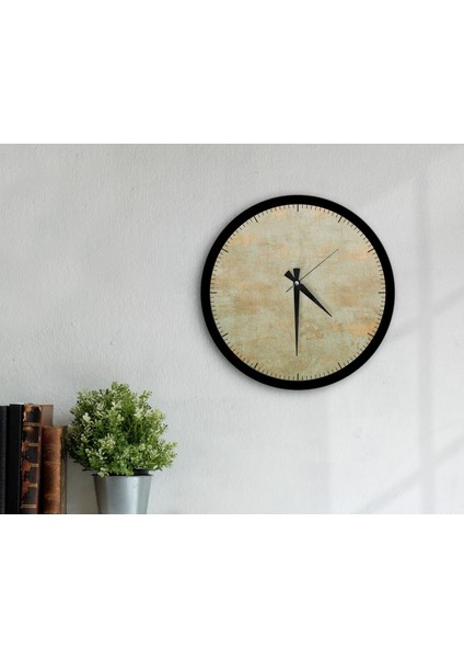 Gift Dekoratif 45CM Ahşap Duvar SAATI-132