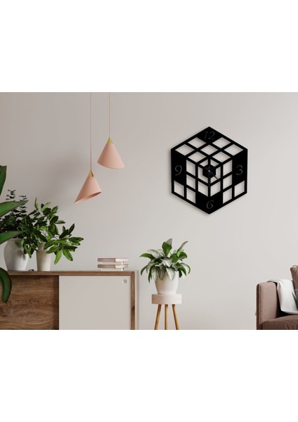 Gift Dekoratif 45CM Ahşap Duvar SAATI-119