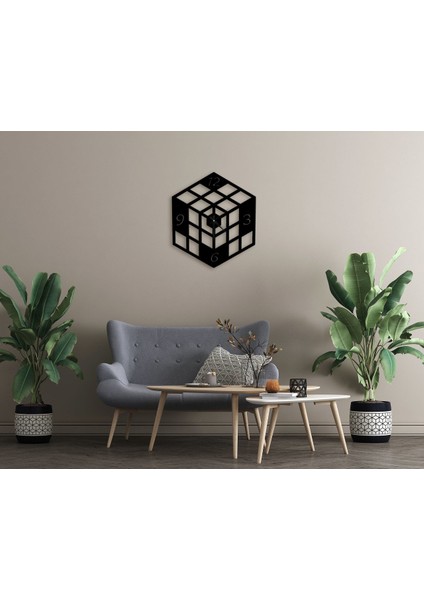 Gift Dekoratif 45CM Ahşap Duvar SAATI-119