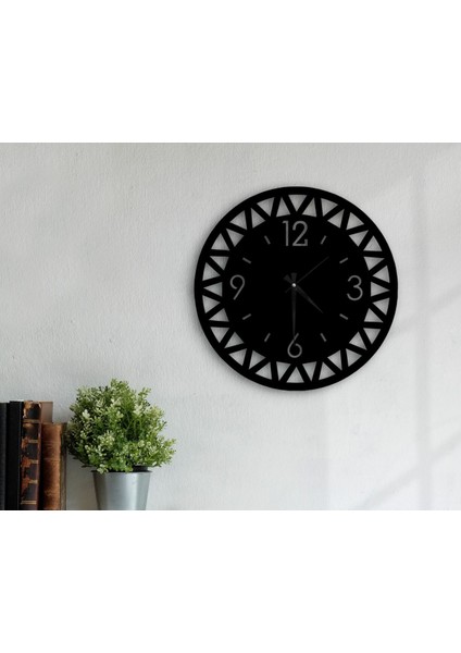 Gift Dekoratif 45CM Ahşap Duvar SAATI-111