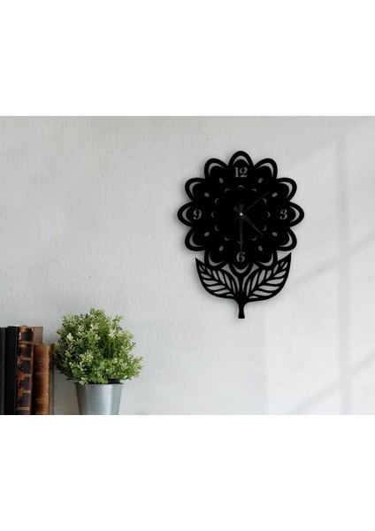 Gift Dekoratif 45CM Ahşap Duvar SAATI-107