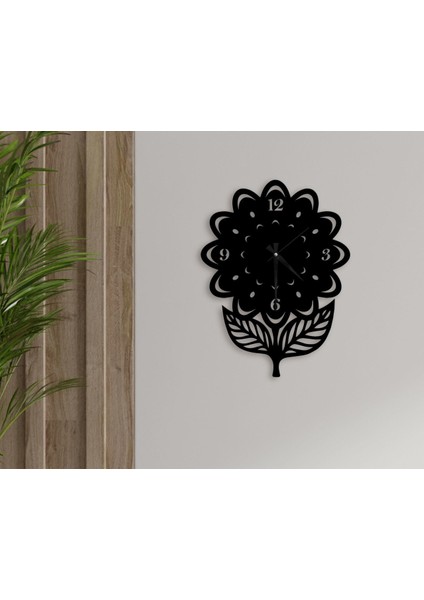 Gift Dekoratif 45CM Ahşap Duvar SAATI-107