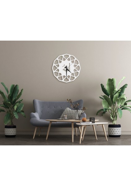 Gift Dekoratif 45CM Ahşap Duvar Saati-90