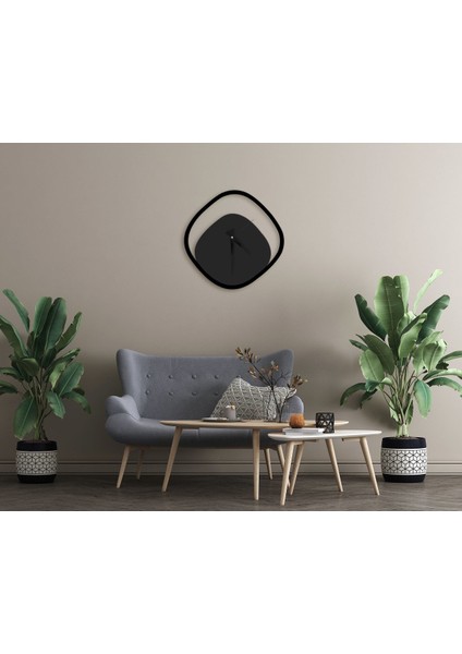 Gift Dekoratif 45CM Ahşap Duvar Saati-96