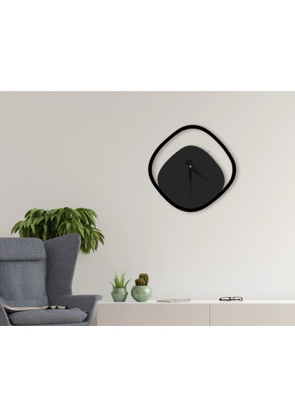 Gift Dekoratif 45CM Ahşap Duvar Saati-96