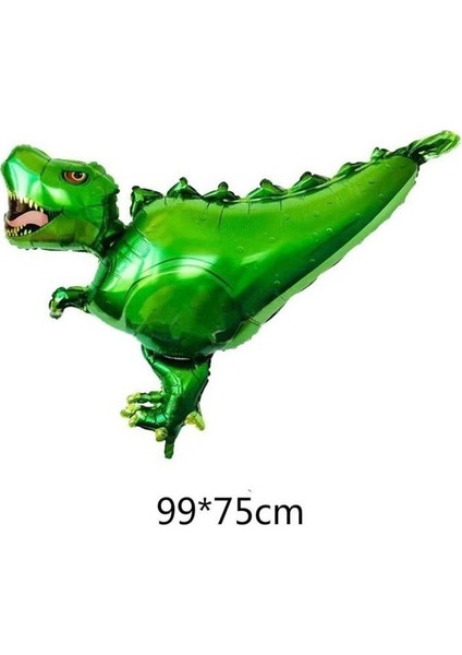 Kingshark Folyo Balon Doğum Günü Balonu Parti Balonu 99 x 75 cm Dinazor